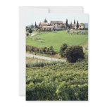 Landscape and farm, Tuscany, Italy Europe Personalized Invite
