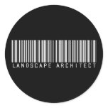 Landscape Architect Bar Code Stickers