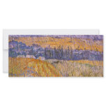 Landscape at Auvers in the Rain, Vincent van Gogh rack cards