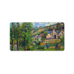 Landscape at Pontoise by Camille Pissarro Address Label