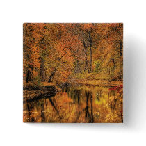 Landscape - Autumn in New Jersey Button