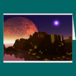 Landscape before moon cards