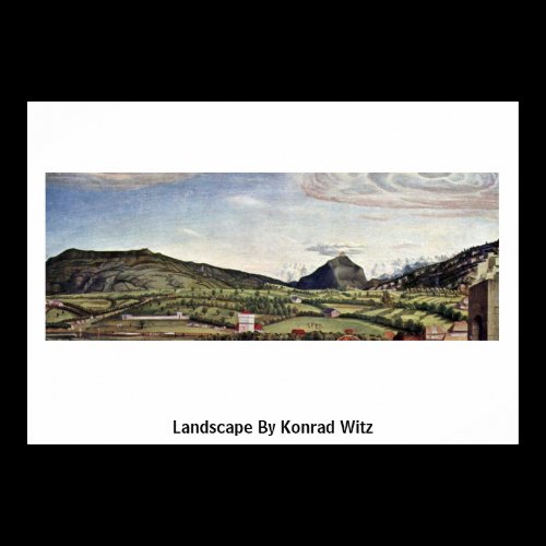 Landscape By Konrad Witz Posters