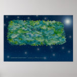 " LANDSCAPE CLOUD AT NIGHT " by: Robert Singletary posters