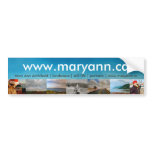 Landscape Collage Bumpersticker Bumper Sticker