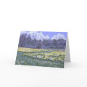 Landscape Daffodil Card