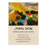 Landscape House and Ploughman  Vincent Van Gogh Business Card Templates