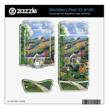 Landscape in Pontiose by Camille Pissarro BlackBerry Pearl 3G Decal