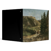 Landscape near Ornans, c.1858 Vinyl Binder