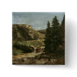Landscape near Ornans, c.1858 Pinback Buttons
