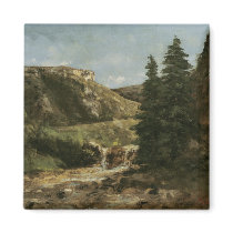 Landscape near Ornans, c.1858 Refrigerator Magnet