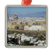 Landscape of Florence from Piazzale Christmas Tree Ornaments