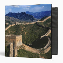Landscape of Great Wall, Jinshanling, China Binder