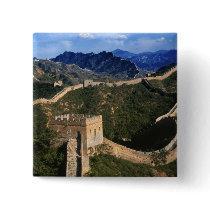 Landscape of Great Wall, Jinshanling, China Pin