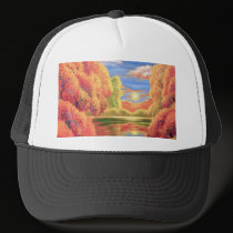 Landscape Painting Art - Multi hats