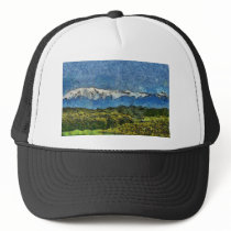Landscape painting hats
