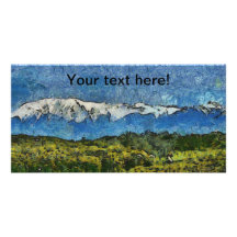 Landscape painting photo cards