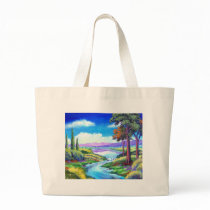 Landscape River Painting Art - Multi bags by JUDERM Landscape River Painting Art - Multi bags