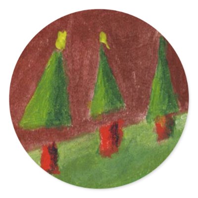 Landscape Seasons Greetings Sticker by floatinglemons