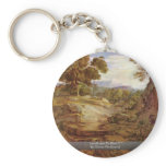 Landscape To Elias "" " By Olivier Ferdinand Keychain