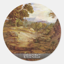 Landscape To Elias "" " By Olivier Ferdinand Sticker