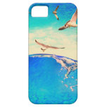 landscape  waves and seagulls iPhone 5 covers
