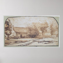 Landscape with a Peasant's House, 1640s Print