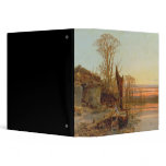 Landscape with a Ruined Cottage at Sunset, 1898 binders