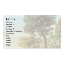 Landscape With Apollo And Mercury Business Card Template