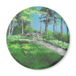 Landscape with Bridge Magnet