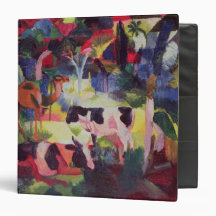 Landscape with Cows and a Camel Vinyl Binders