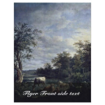 Landscape With Cows By Wagenbauer Max Joseph (Best Personalized Flyer