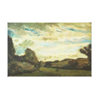 Landscape with Dunes, Vincent van Gogh,1883 Canvas Prints