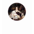  - This painting is called "A Young Girl Resting In A Landscape With Her Dog."  It was made by the Geman painter Friedrich August von Kaulbach (1850-1920): Sizes  Available colors: brown