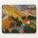 Landscape with House and Plough mousepads