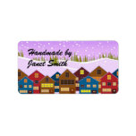 Landscape with houses and landscape labels