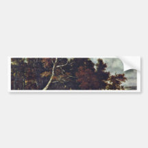 Landscape With Oak By Ruisdael Jacob Isaaksz. Van Bumper Stickers