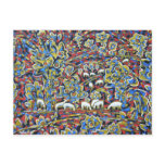 Landscape with Sheeps Postcard