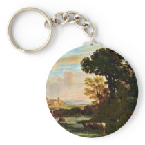 Landscape With Shepherds (Pastorale) Keychains