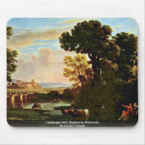Landscape With Shepherds (Pastorale) Mouse Pads