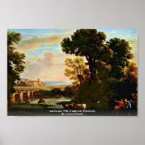 Landscape With Shepherds (Pastorale) Posters