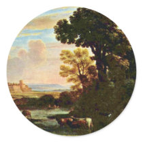 Landscape With Shepherds (Pastorale) Stickers