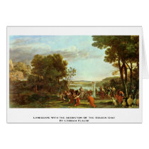 Landscape With The Adoration Of The Golden Calf Greeting Cards