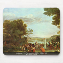 Landscape With The Adoration Of The Golden Calf Mousepad