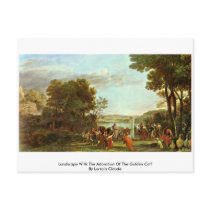 Landscape With The Adoration Of The Golden Calf Post Cards