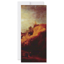 Landscape With The Baptism Of The Chamberlain Custom Rack Card