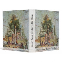 Landscape With The Sacred Tree By Pompejanischer Binders