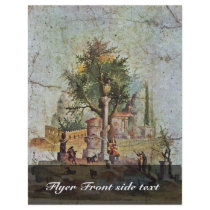 Landscape With The Sacred Tree By Pompejanischer Flyers
