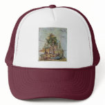 Landscape With The Sacred Tree By Pompejanischer hats
