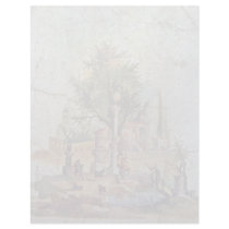 Landscape With The Sacred Tree By Pompejanischer Letterhead